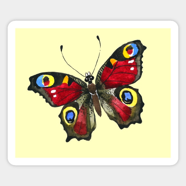 Butterfly Art Design Magnet by Creative Has